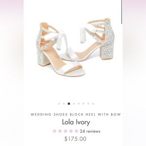 Kate Whitcomb Lola Ivory heels